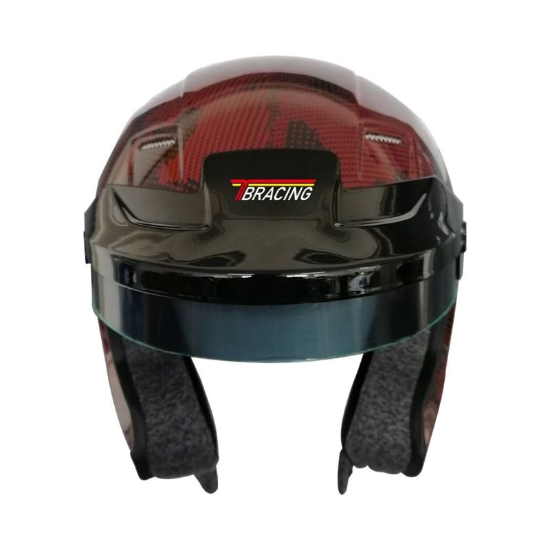 HE-04C 3/4 Carbon Fiber Helmet 